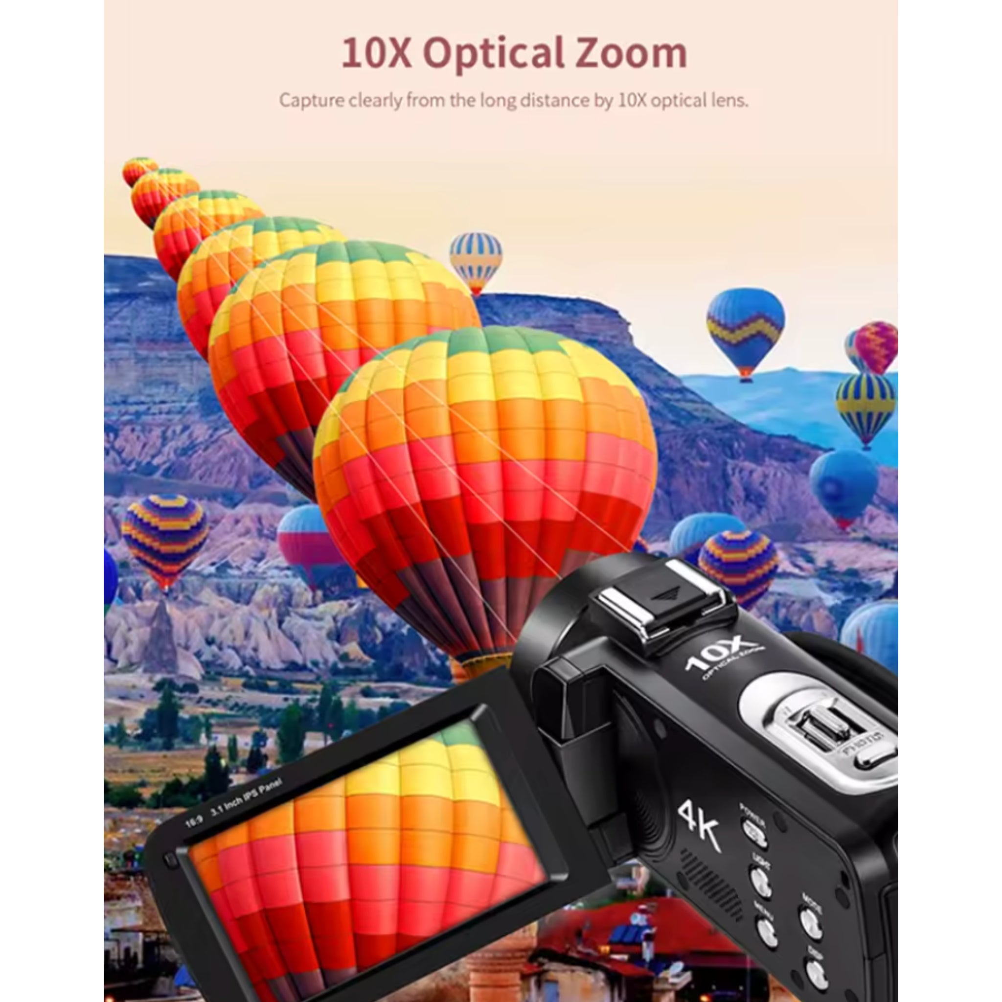 Aurevox CinePro X10 4K Camcorder